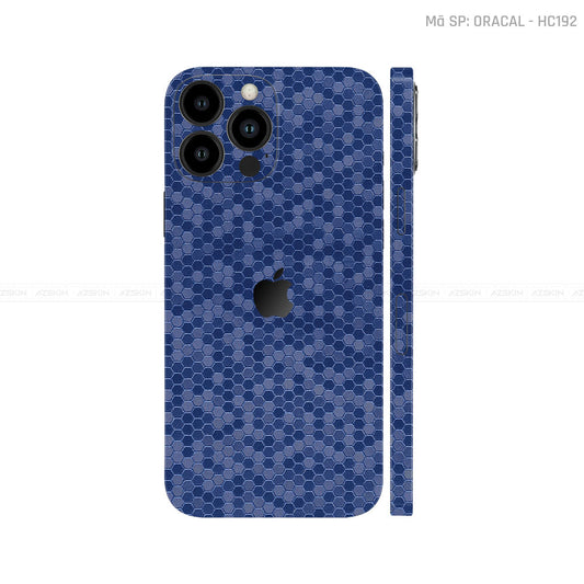 Dán Skin IPhone 15 Series Vân Tổ Ong Xanh | HC192