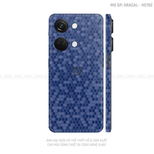 Dán Skin Oneplus Nord Series Vân Tổ Ong Xanh | HC192