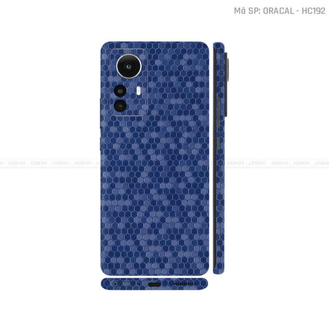 Dán Skin Xiaomi 12 Series Màu Tổ Ong Xanh | HC192
