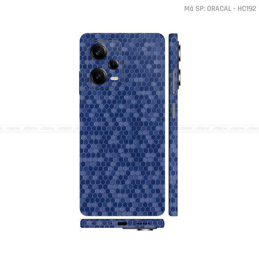 Dán Skin Xiaomi Redmi Note 12 Series Xanh Tổ Ong | HC192