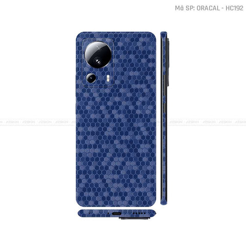 Dán Skin Xiaomi 13 Series Màu Tổ Ong Xanh | HC192