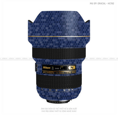 Dán Skin Ống Kính Nikon Vân Tổ Ong Xanh | ORACAL-HC192