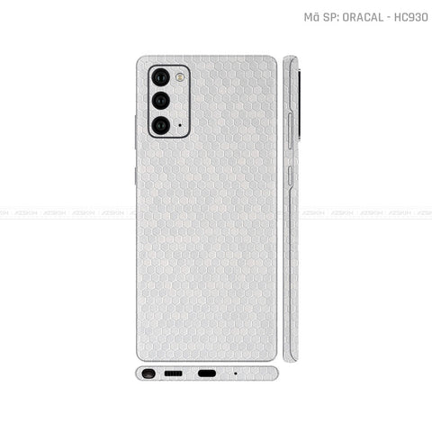 Dán Skin Galaxy Note 20 Series Màu Tổ Ong Bạc | HC930