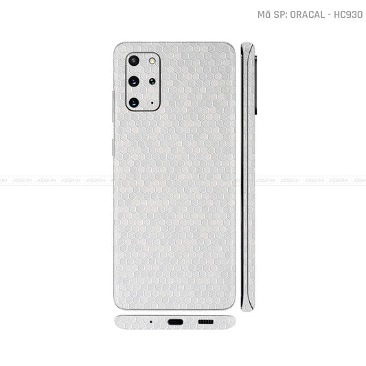 Dán Skin Galaxy S20 Series Vân Tổ Ong Bạc | HC930