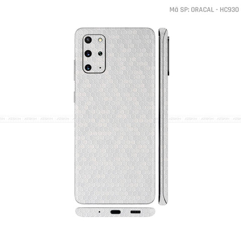 Dán Skin Galaxy S20 Series Vân Tổ Ong Bạc | HC930