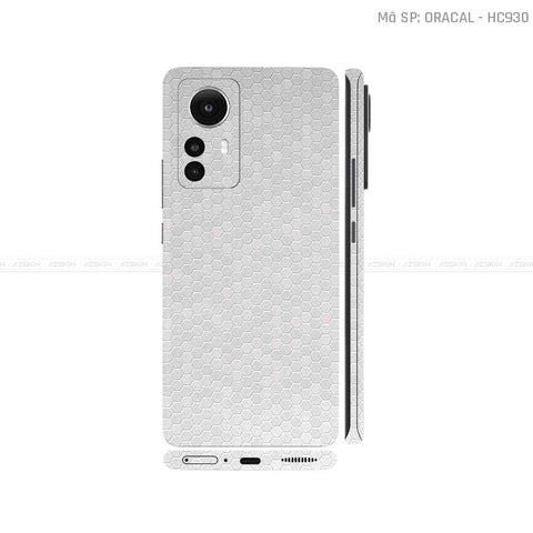 Dán Skin Xiaomi 12 Series Màu Tổ Ong Bạc | HC930