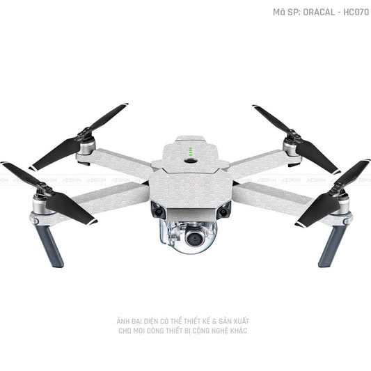 Dán Skin Flycam Màu Bạc Tổ Ong | HC070