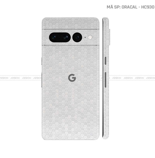 Dán Skin Google Pixel 8 Series Vân Tổ Ong Bạc | HC930