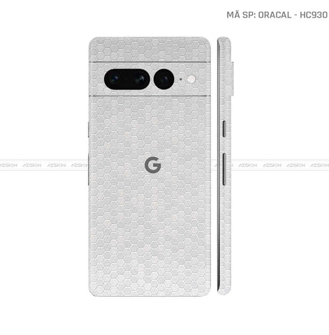Dán Skin Google Pixel 8 Series Vân Tổ Ong Bạc | HC930