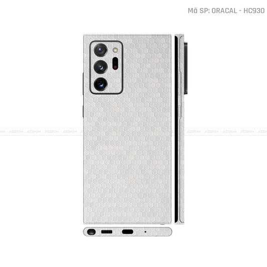 Dán Skin Galaxy Note 20 Series Màu Tổ Ong Bạc | HC930
