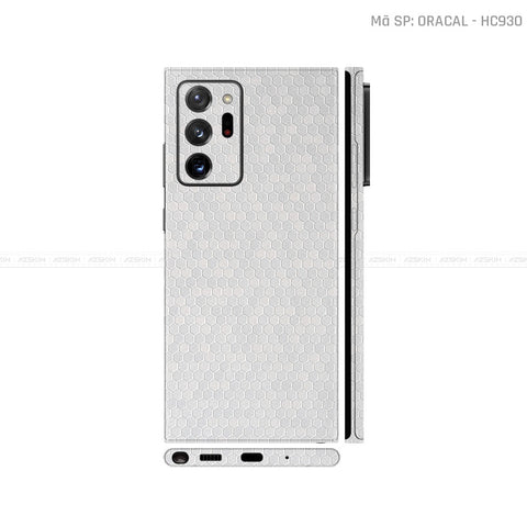 Dán Skin Galaxy Note 20 Series Màu Tổ Ong Bạc | HC930