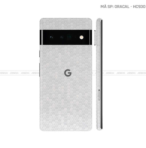Dán Skin Google Pixel 6 Series Vân Tổ Ong Bạc | HC930