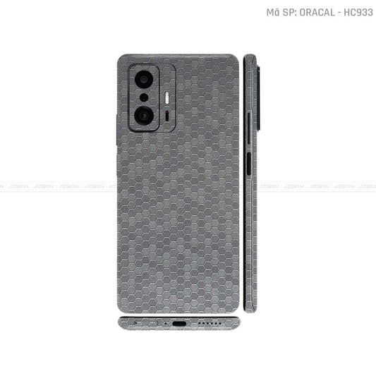 Dán Skin Xiaomi 11 Series Màu Tổ Ong Xám Oracal | HC933