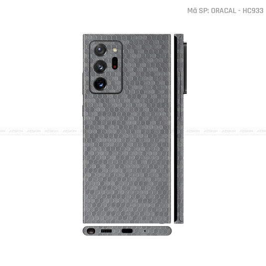Dán Skin Galaxy Note 20 Series Màu Tổ Ong Xám | HC933