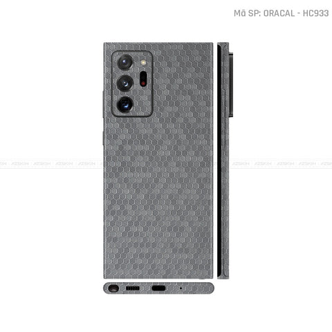 Dán Skin Galaxy Note 20 Series Màu Tổ Ong Xám | HC933