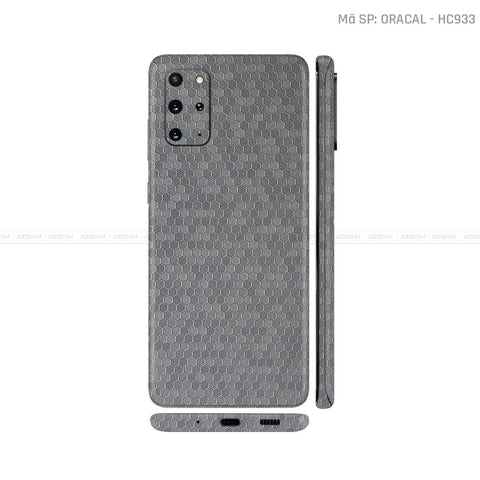 Dán Skin Galaxy S20 Series Vân Tổ Ong Xám | HC933