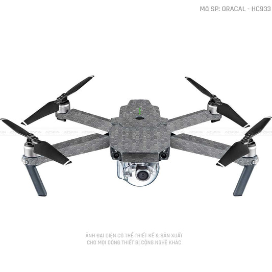 Dán Skin Flycam Màu Xám Tổ Ong | HC933