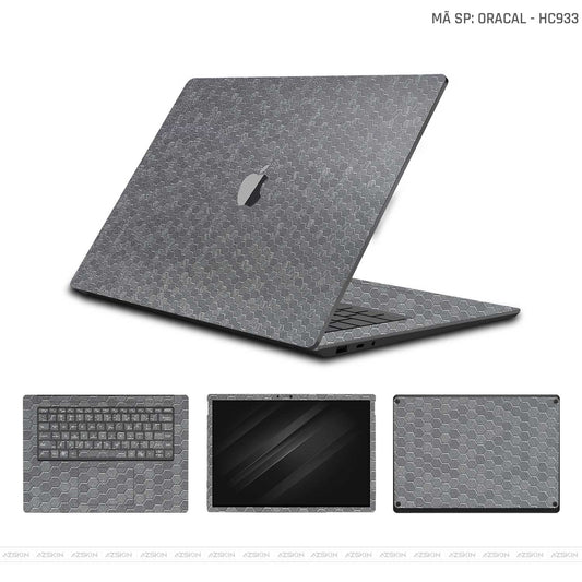 Dán Skin Macbook Vân Tổ Ong Xám | HC933