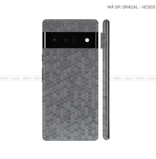 Dán Skin Google Pixel 6 Series Vân Tổ Ong Xám | HC933