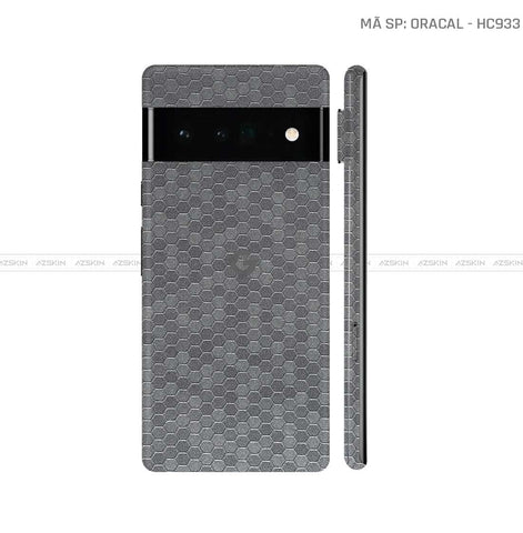 Dán Skin Google Pixel 6 Series Vân Tổ Ong Xám | HC933
