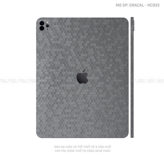 Dán Skin IPad Air Series Vân Tổ Ong Xám | HC933