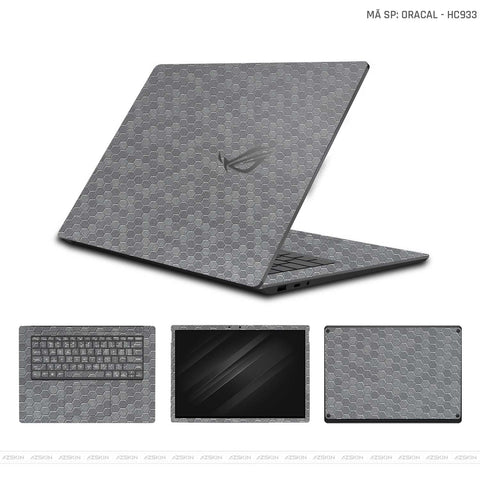Dán Skin Laptop Asus Vân Tổ Ong Xám | HC933