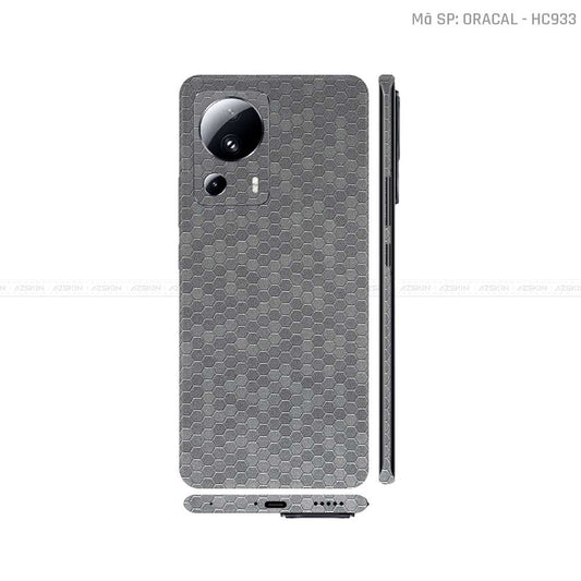 Dán Skin Xiaomi 13 Series Màu Tổ Ong Xám | HC933