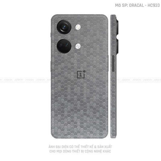 Dán Skin Oneplus Nord Series Vân Tổ Ong Xám | HC933