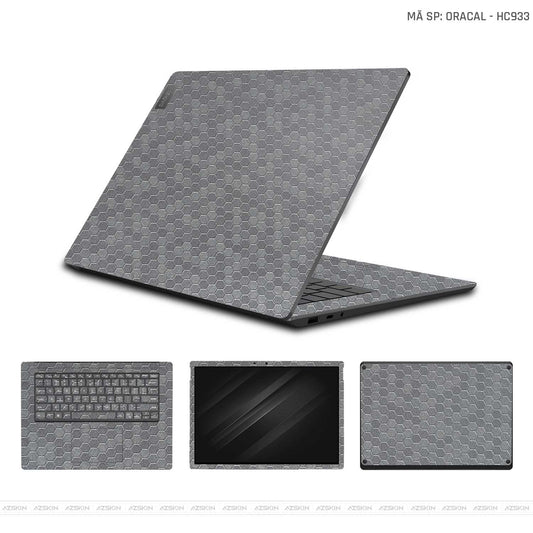 Dán Skin Laptop Lenovo Vân Tổ Ong Xám | HC933
