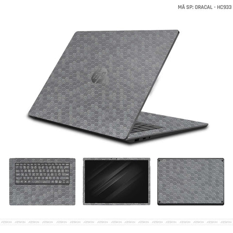 Dán Skin Laptop HP Vân Tổ Ong Xám | HC933