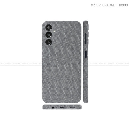 Dán Skin 3M/ Oracal Galaxy A Series Vân Tổ Ong Xám | HC933