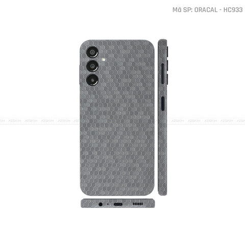 Dán Skin 3M/ Oracal Galaxy A Series Vân Tổ Ong Xám | HC933