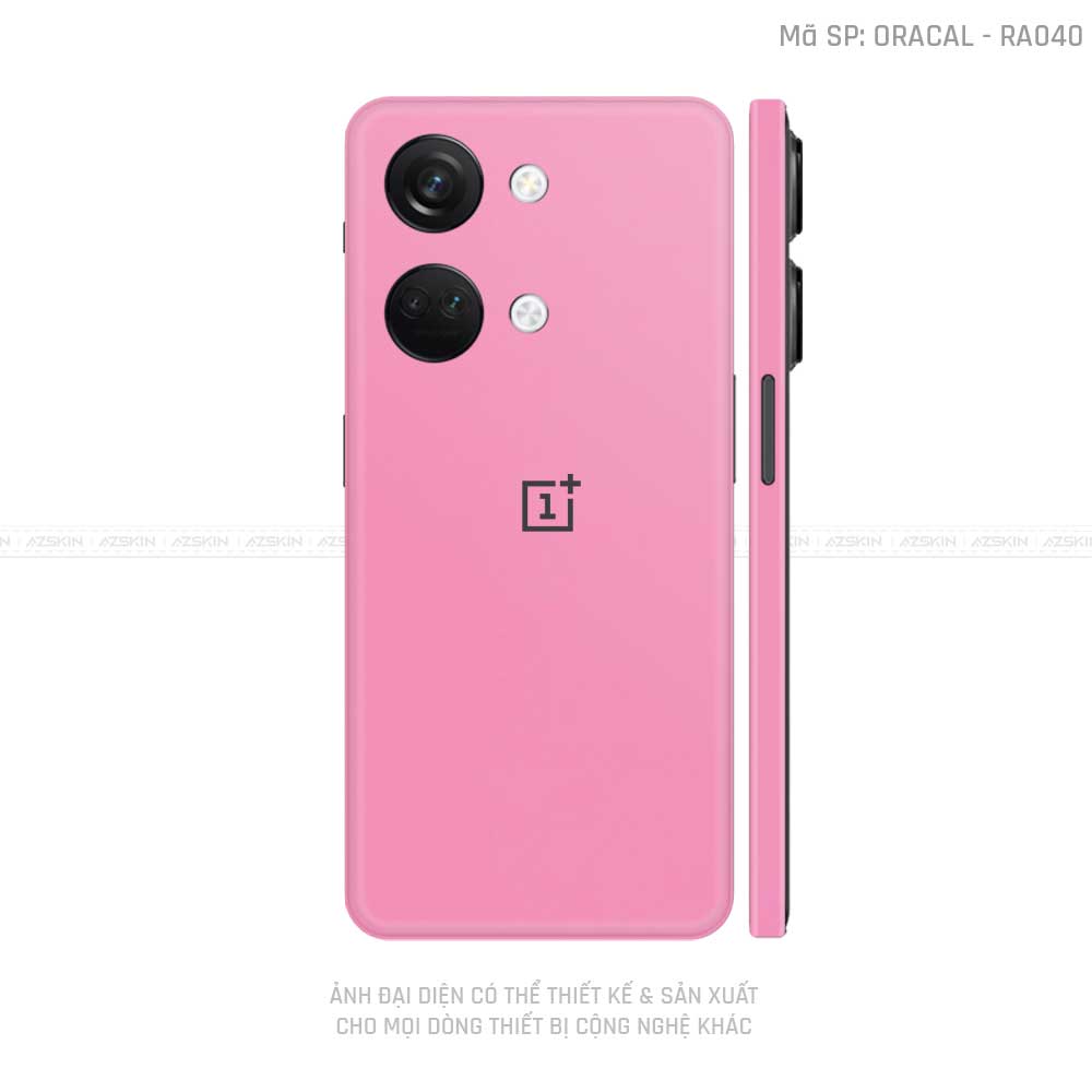 Dán Skin Oneplus Nord Series Màu Hồng Nhám | VN06