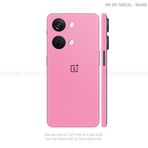 Dán Skin Oneplus Nord Series Màu Hồng Nhám | VN06