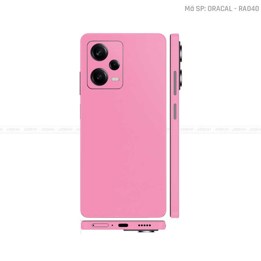 Dán Skin Xiaomi Redmi Note 12 Series Màu Hồng Cánh Sen | RA040
