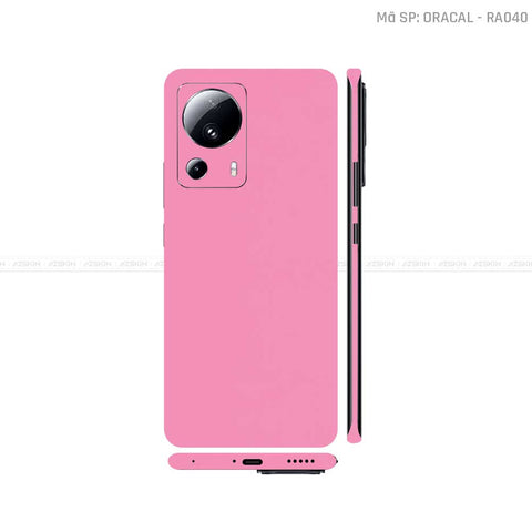 Dán Skin Xiaomi 13 Series Màu Hồng | RA040