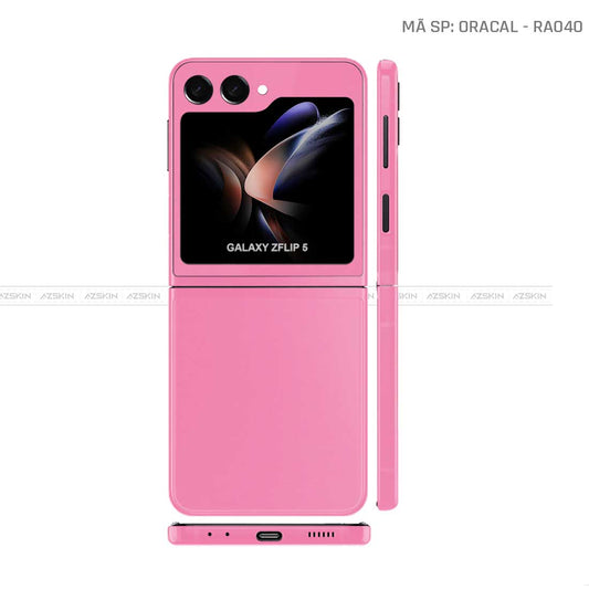 Dán Skin 3M Galaxy Z Flip 7 Màu Hồng Vinyl