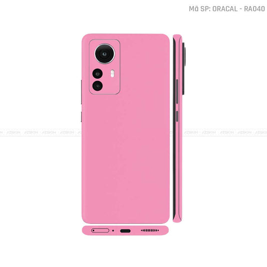 Dán Skin Xiaomi 12 Series Màu Hồng Cánh Sen | RA040