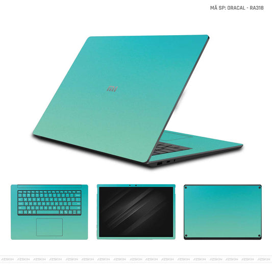 Dán Skin Laptop Xiaomi Màu Xanh Chuyển Sắc | Oracal RA318