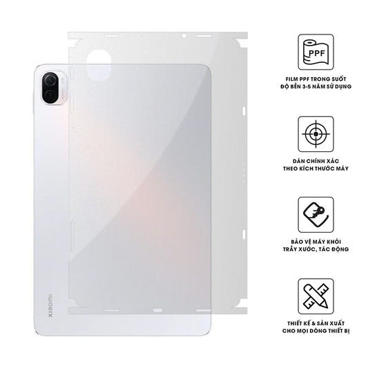Miếng Dán Film PPF Máy Tính Bảng Xiaomi Pad | Full Lưng Viền