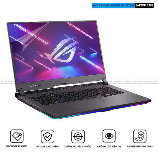 Miếng dán màn hình laptop Asus chống xước PET HD