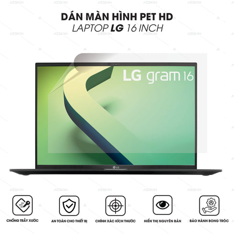 Miếng Dán Màn Hình Laptop LG Gram 16 Inch