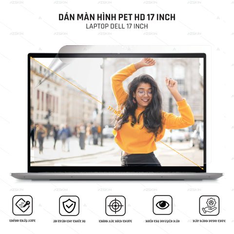 Miếng Dán Màn Hình Laptop Dell 17 Inch