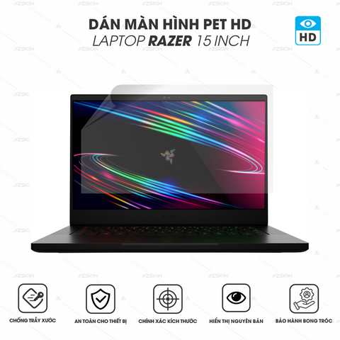 Miếng Dán Màn Hình Laptop Razer 15 Inch