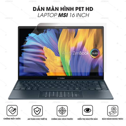 Miếng Dán Màn Hình Laptop Asus 13.3 Inch