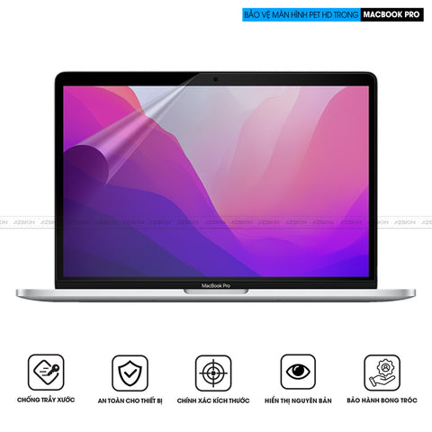 Miếng dán màn hình Macbook Pro 13 14 15 16 inch PET HD