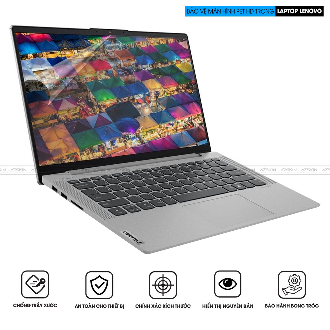 Miếng dán màn hình laptop Lenovo chống trầy xước PET HD