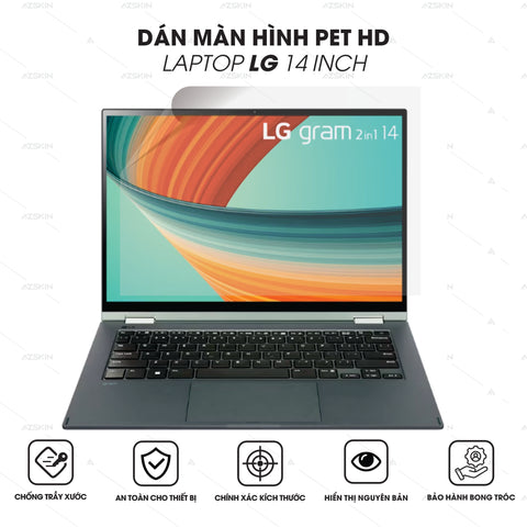 Miếng Dán Màn Hình Laptop LG Gram 14 Inch