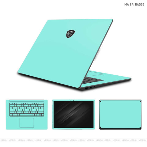 Dán Skin Laptop MSI Đổi Màu Xanh Ngọc | RA055