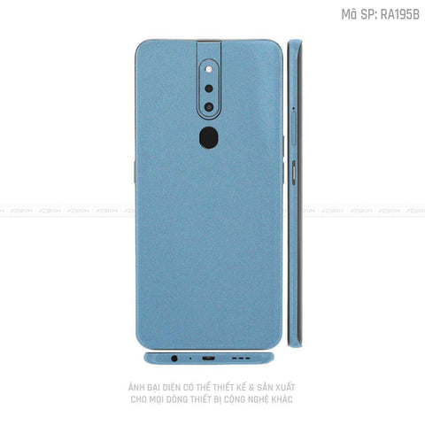 Miếng Dán Skin Điện Thoại OPPO F Series Chuyển Màu Xanh Serria Blue | RA195B